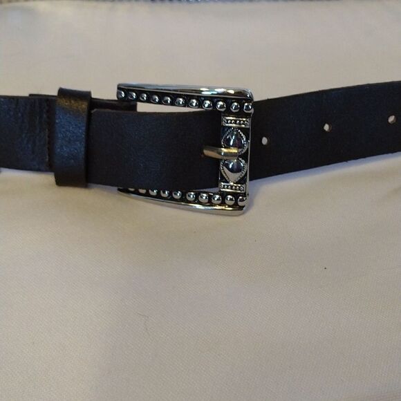 Leather and metal belt - Picture 2 of 5